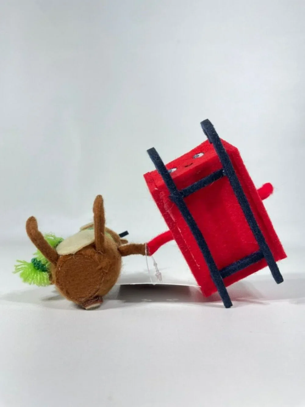 Target Wondershop Christmas Felt Duo Reindeer & Sleigh Figures 4
